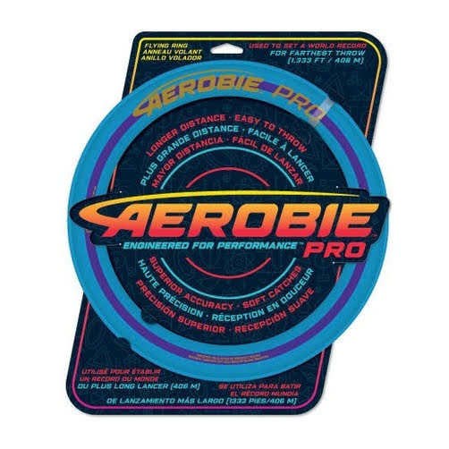  Aerobie Pro 13" Flying Ring Beach Frisbee Disc, 33cm Blue