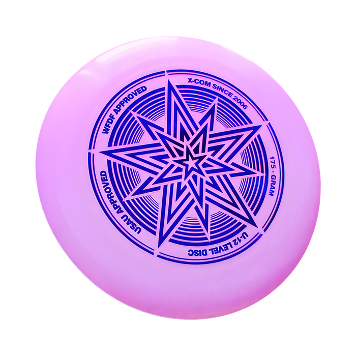 XCOM UV-Purple disc showing its purple colour in direct sunlight