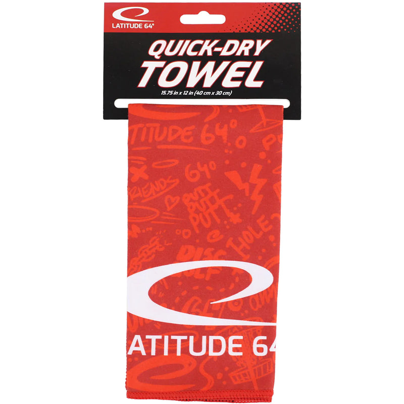 LATITUDE 64 - Quick-Dry Towel / Red