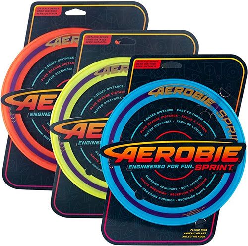 Aerobie Sprint Flying Ring - 25cm (10 inches) in diameter.
