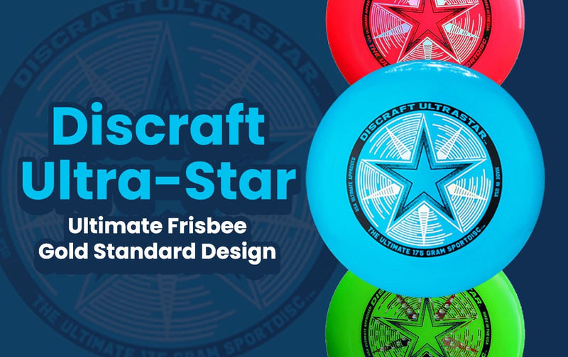 Discraft UltraStar Ultimate Frisbee Gold Standard Design