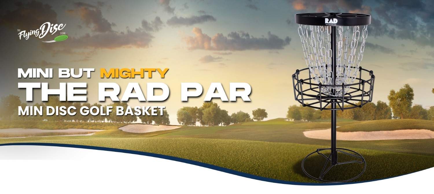 Rad Disc Mini But Mighty: The RAD PAR Mini Disc Golf Basket - Flying Disc Store