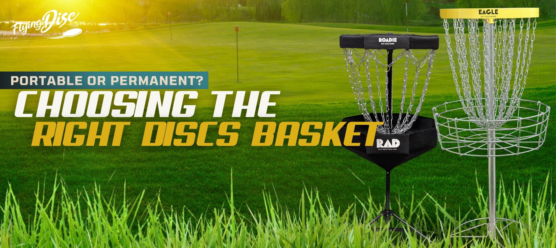 Portable or Permanent? Choosing the Right Disc Basket - Flying Disc Store
