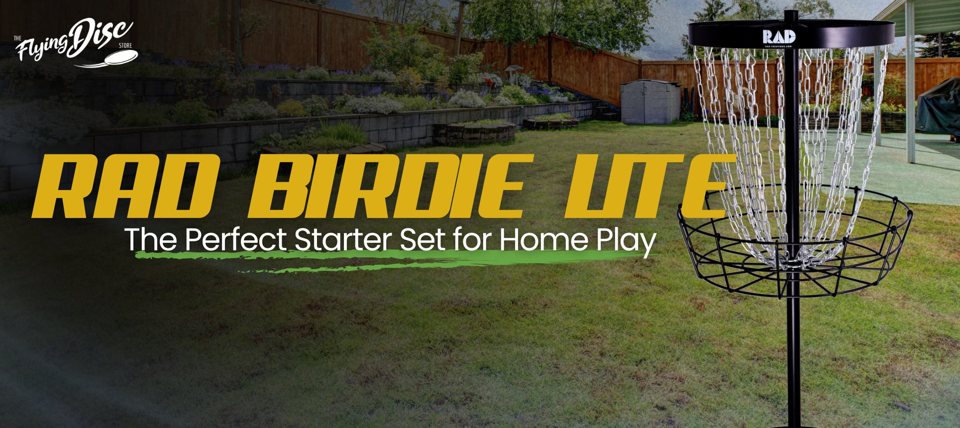 Rad Disc RAD Birdie Lite: The Perfect Starter Set for Home Play - Flying Disc Store