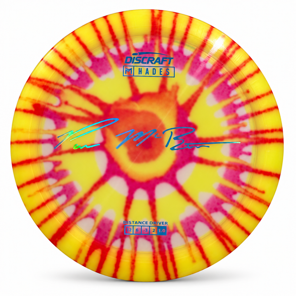 Discraft Paul McBeth Fly Dye Z Hades – Yellow Fly Dye Hades