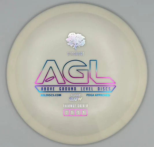 AGL Discs Alpine Sycamore -  flight numbers that ring up at 7/5/0/1 