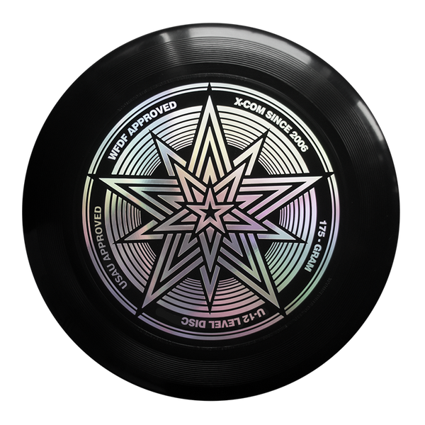 XCOM Ultimate Star 175g Ultimate Frisbee - Black