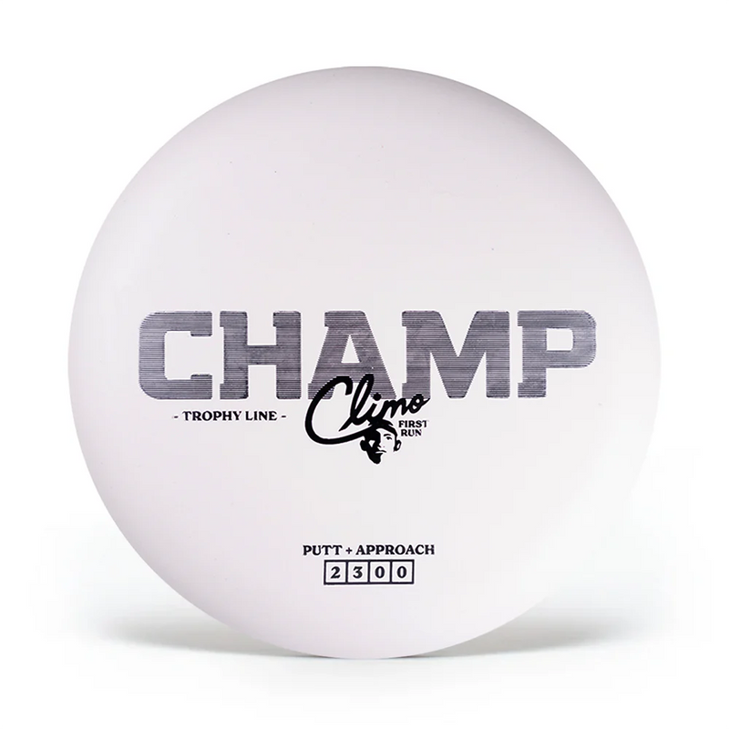 Climo Disc Golf First Run Trophy Line Champ