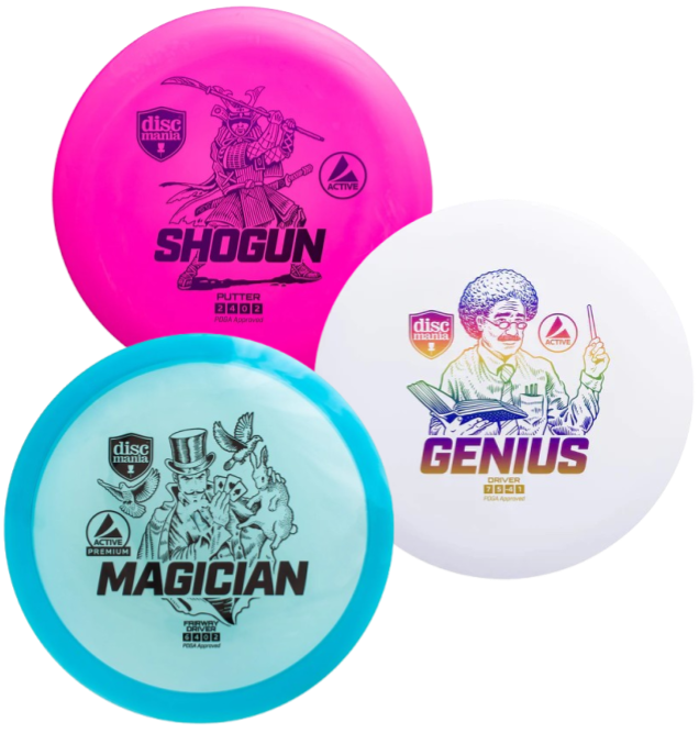 Golfclubs Putter équipement Débutant Expert Set Discmania Active Premium Mega Distance - 3 Disques Pour Records De Lancer Disc Golf Mentor Astronaut Majesty Disc Golfclubs Putter équipement Débutant Expert Set Discmania Active Premium Mega Distance - 3 Disques Pour Records De Lancer Disc Golf Mentor Astronaut Majesty Disc