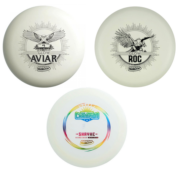 innova-glow-disc-golf-set