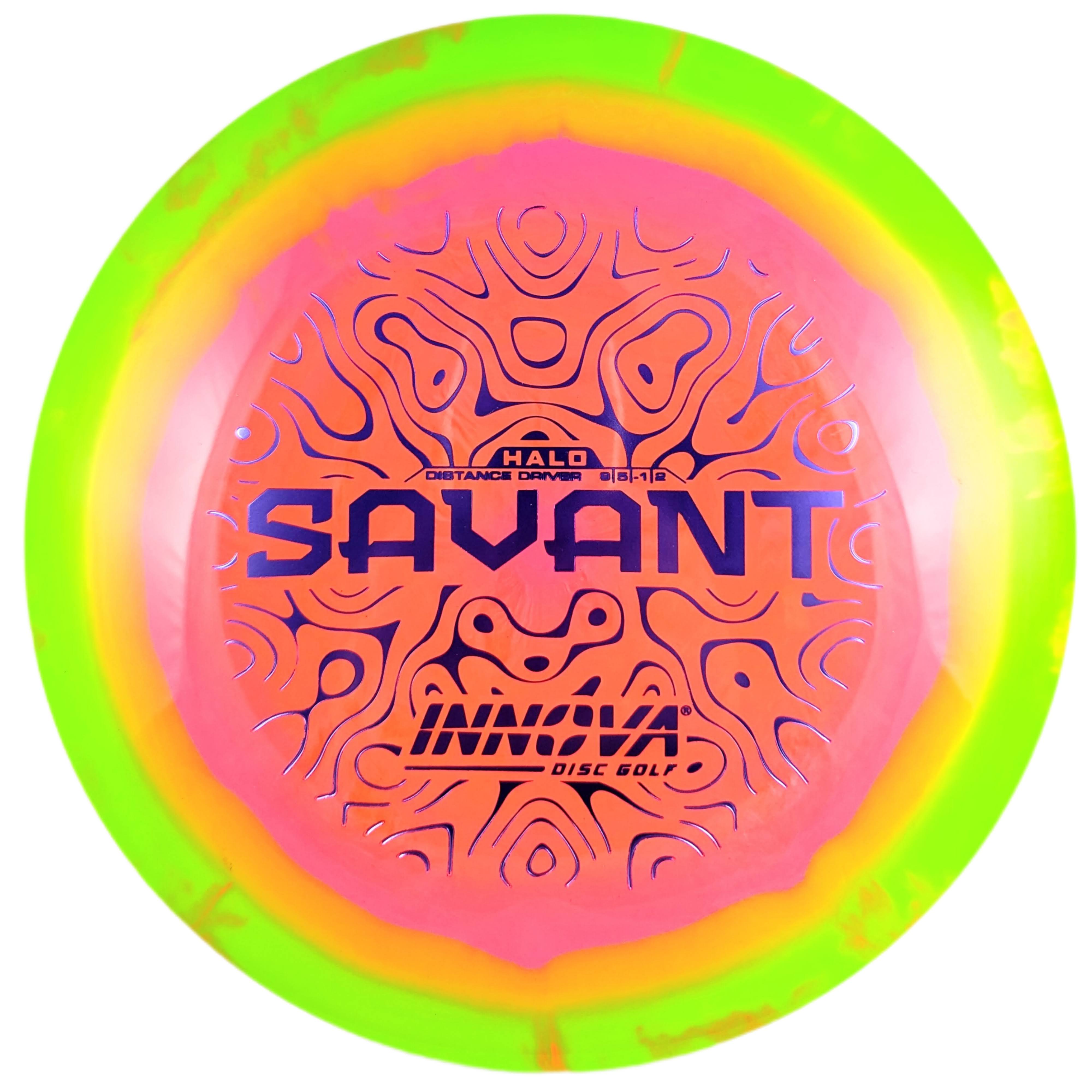 C Inova Rim Innova Halo Star Savant - Pink-Lime Rim / 173-175g - Flying Disc Store