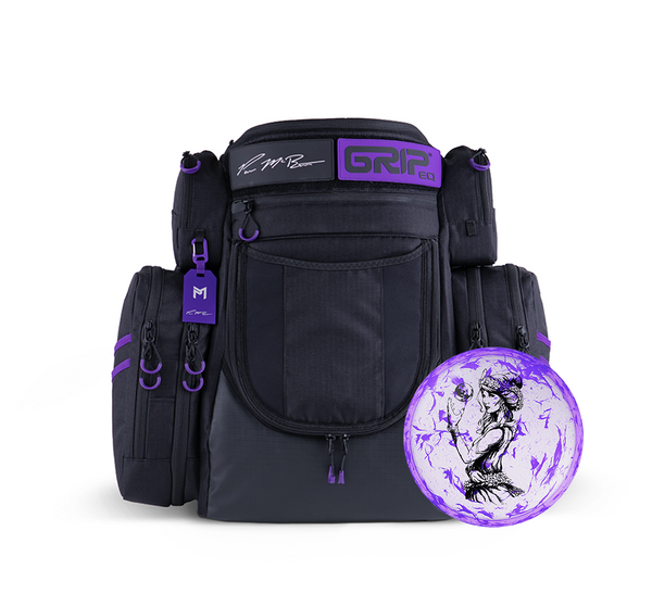 GRIPeq McBeth PX1 disc golf backpack bag - purple