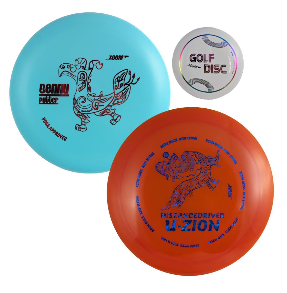 XCOM Disc Golf Starter Sets - 2-Disc Premium Pack - Flying Disc Store