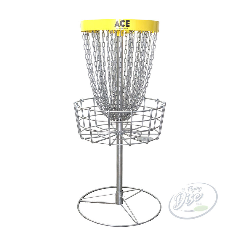 rad-ace-v2-permanent-disc-golf-basket- PDGA approved design,