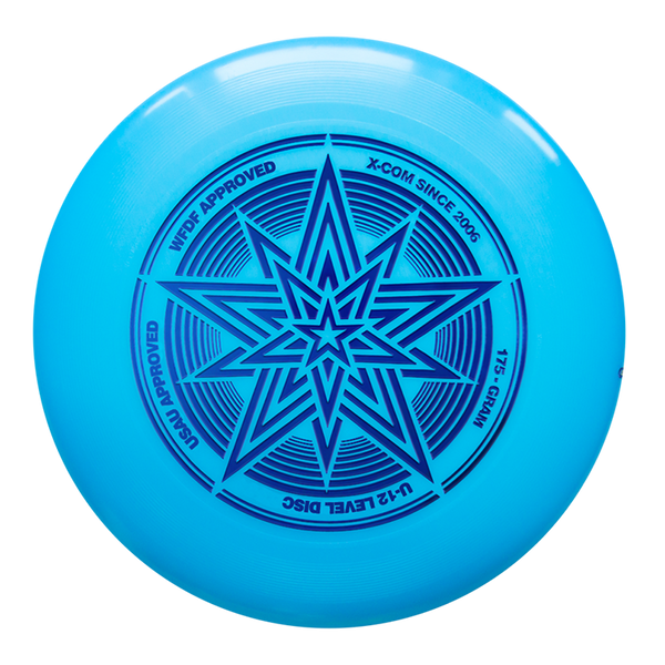 XCOM Ultimate Star 175g Ultimate Frisbee - Light Blue