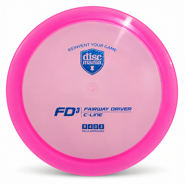 Discmania C-Line FD3 – Pink disc golf disc
