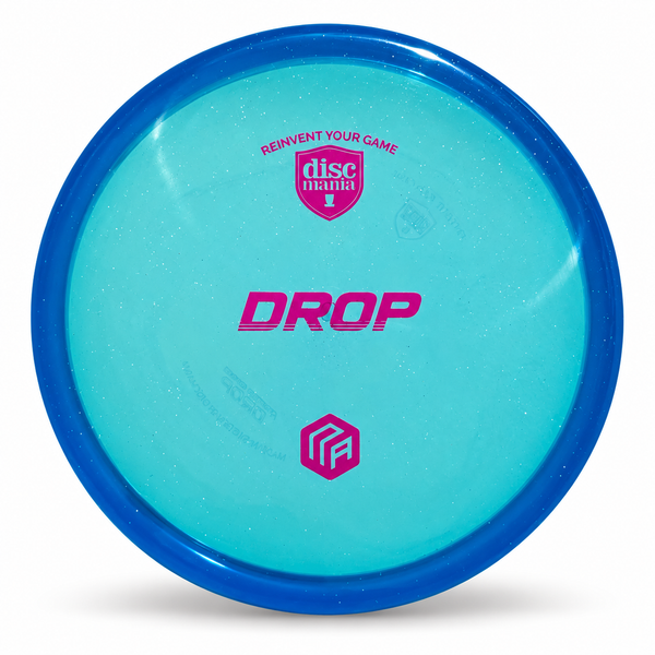 Discmania C-Line Metalflake Drop - Niklas Anttila Creator Series – Blue disc golf disc