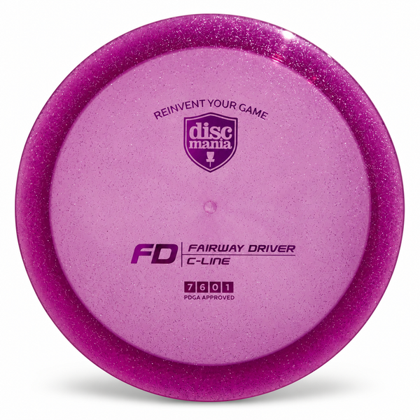 Discmania C-Line Metalflake FD – Purple disc golf disc