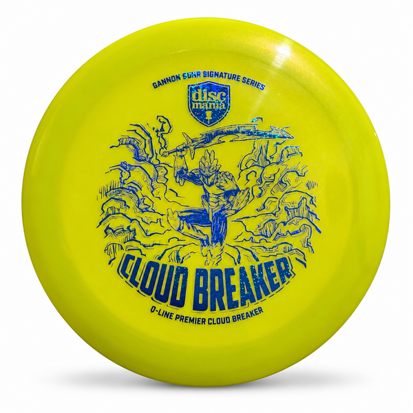 Discmania Q-Line Premier Cloudbreaker - Gannon Buhr Signature Series – Dayglow Green disc golf disc