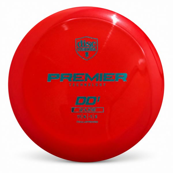 Discmania Q-Line Premier DD1 – Red disc golf disc