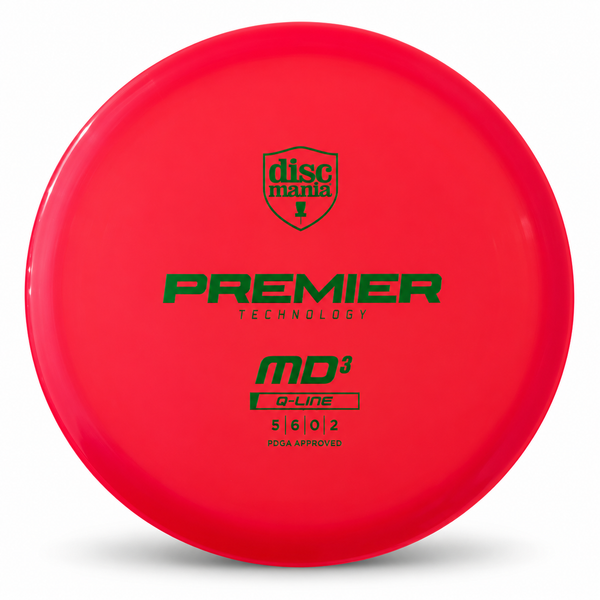 Discmania Q-Line Premier MD3 – Salmon Pink disc golf disc