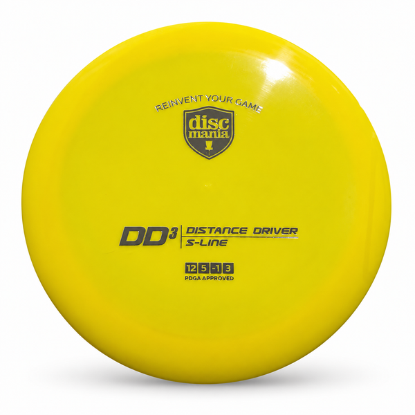 Discmania S-Line DD3 – Yellow disc golf disc