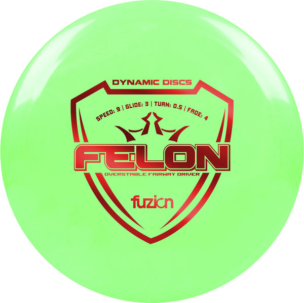 Dynamic Discs Fuzion Felon - Light Green