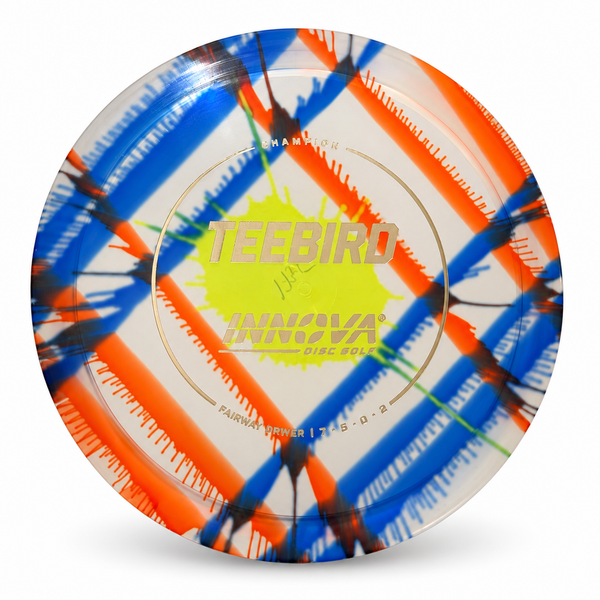 Innova Champion I-Dye Teebird – Red and Blue Stripes