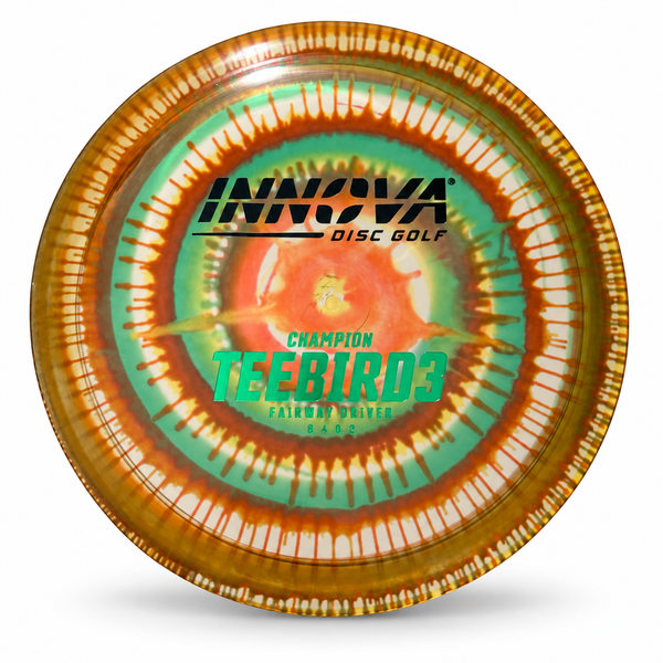 Innova Champion I-Dye TeeBird3 – Red and Green Swirl