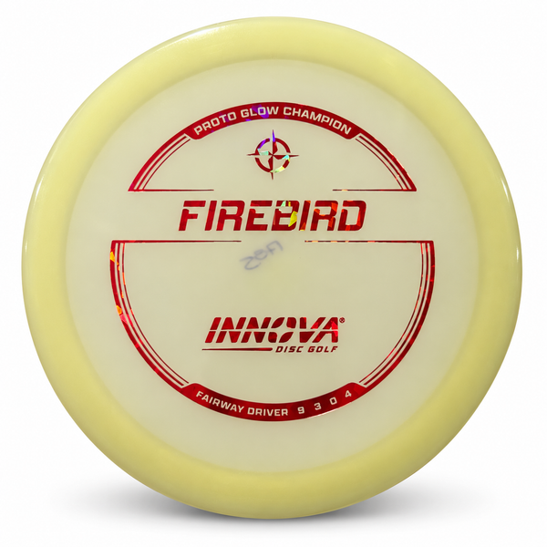Innova Proto Glow Champion Firebird – Red Shatter Stamp