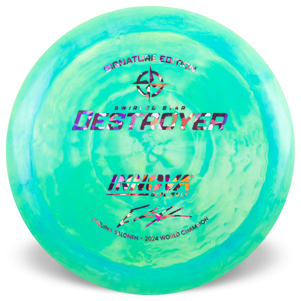 Innova Swirled Star Destroyer Eveliina Salonen Signature - Teal