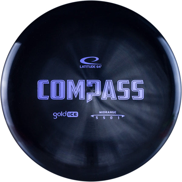 Latitude 64 Gold Ice Compass - Black