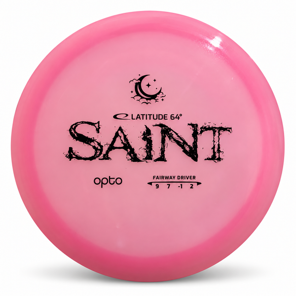 Latitude 64 Opto Moonshine Saint – Pink disc golf disc