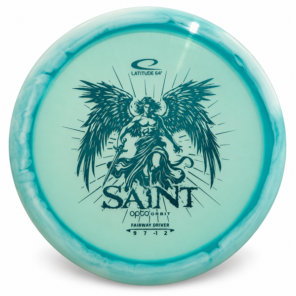 Latitude 64 Opto Orbit Saint – Blue/White disc golf disc
