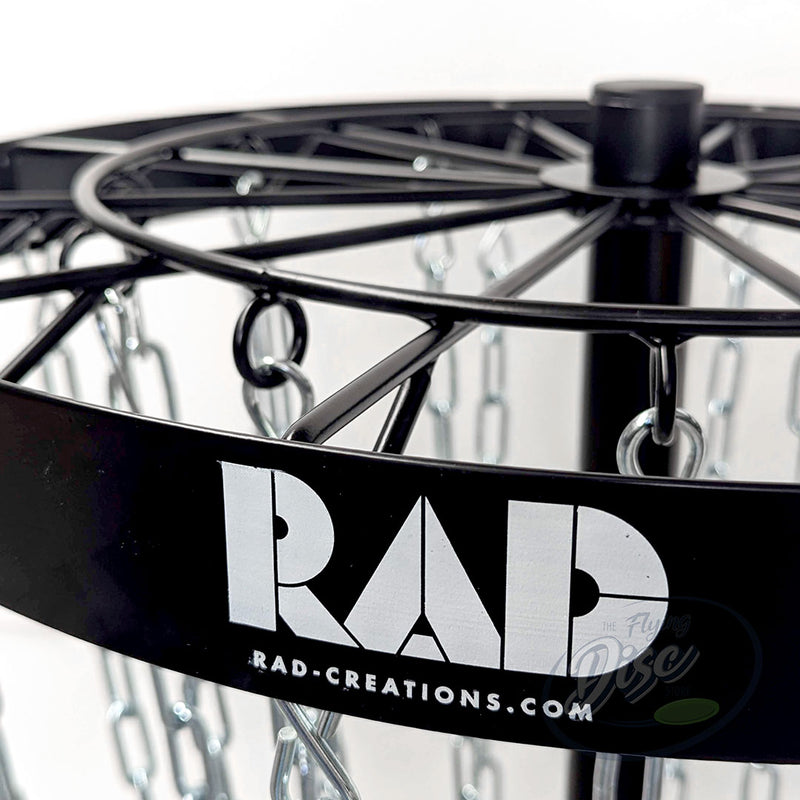 rad-birdie-lite-disc-golf-basket- built to standard PDGA height and size regulation.