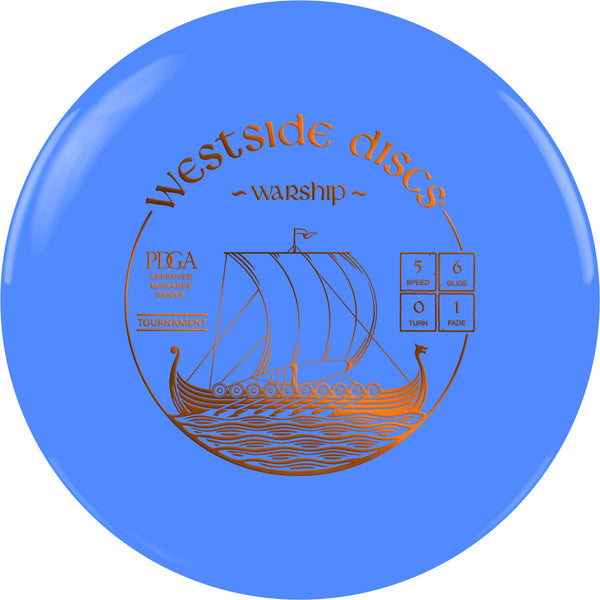 Westside Discs Tournament Warship - Blue