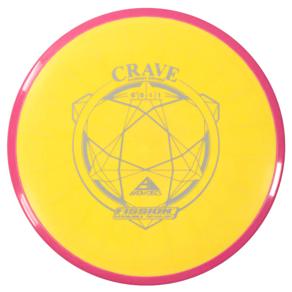 Axiom MVP Fission Crave, Yellow - Red Rim, 165-169g