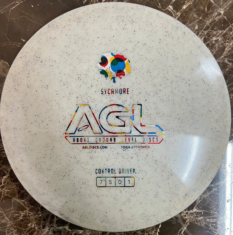 AGL Discs Alpine X-Out Sycamore - flight numbers that ring up at 7/5/0/1 