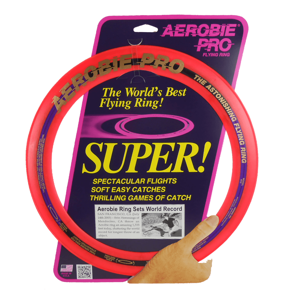 Flying Rin Aerobie Pro Flying Ring - 33cm - Orange - Flying Disc Store
