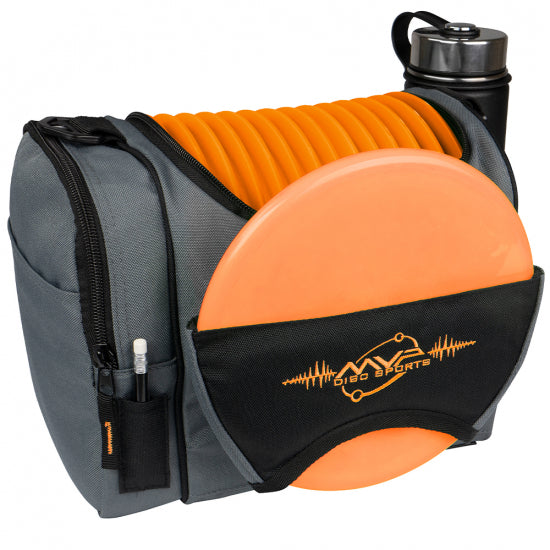 mvp-beaker-beaker-competition-disc-golf-bag-portable bag-holds 15-18 discs-insulated drink holder