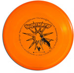 An image showing Superhero Dog Disc, Orange in color. A disc golf for frisbee.