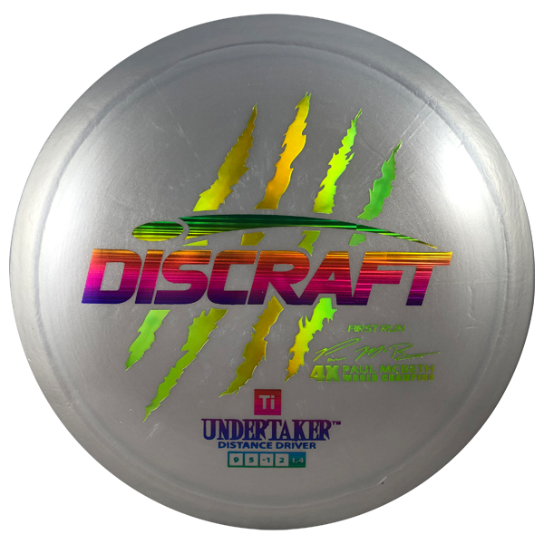 discraft-undertaker-titanium-plastic-mcbeth-1st-run-silver-175g+