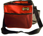 An image showing Innova Starter Bag, Red in color. A disc golf bag for frisbee