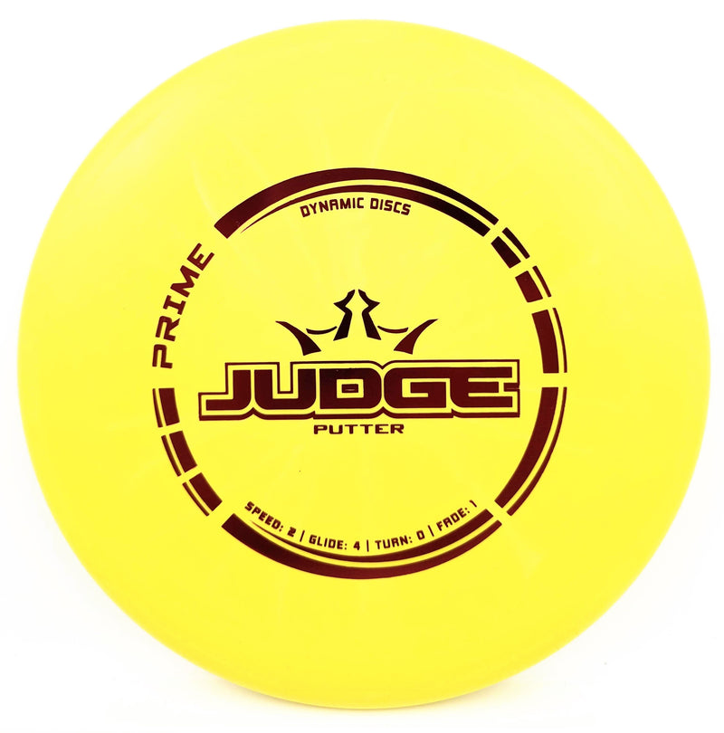 Dynamic Discs Judge-prime-burst-yellow-176g