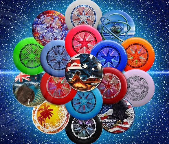 An image showing discraft ultra-star, 175 Gram Ultrastar Ultimate Frisbee in different color