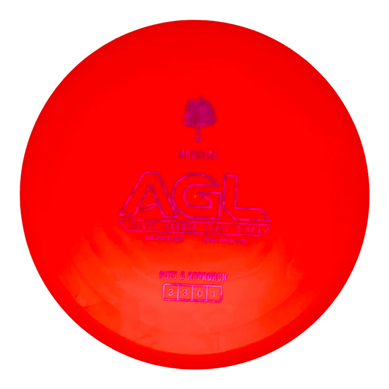 AGL Discs Woodland Madrone - Flight ratings: Speed 3 | Glide 3 | Turn 0 | Fade 1
