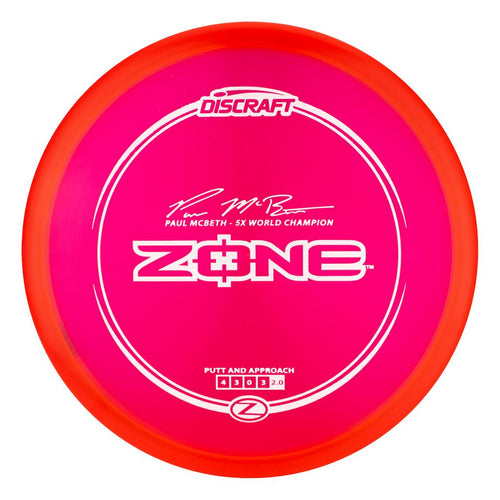 Discraft Paul McBeth Z Line Zone-pink-170-172g