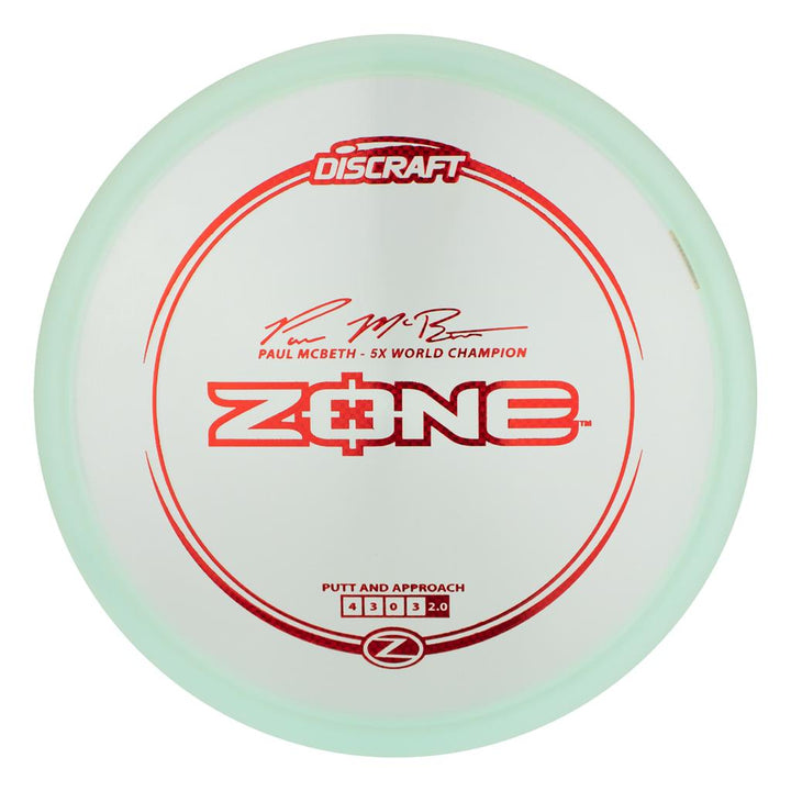 Discraft Paul McBeth Z Line Zone-light-grey-170-172g