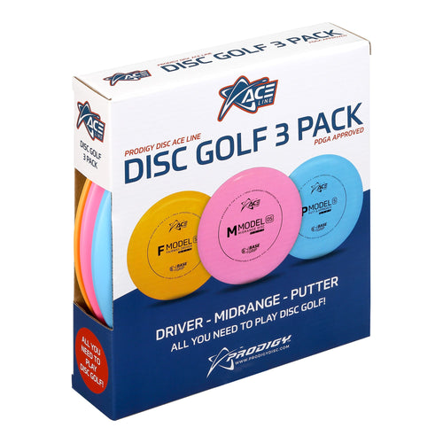 prodigy-starter-disc-golf-beginner-pack-Fairway Driver (170 - 176 g)- Midrange Disc (177-180 g)-