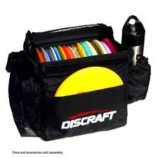 An image showing Discraft Tournament Disc Golf Bag with disc golf inside